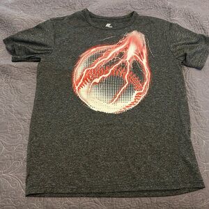 The Children’s Place Gray tee with baseball design